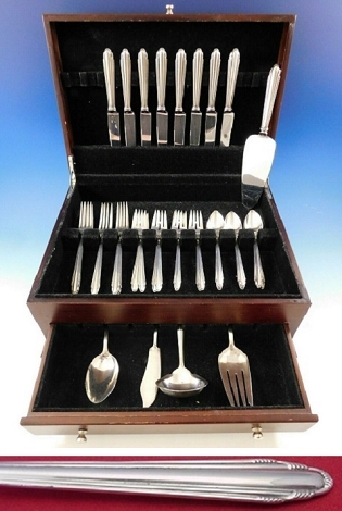 Contempora by D&H Sterling Silver Flatware Set For 8 Service 37 Pcs Art Deco